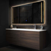 Espejo LED Rectangular | Botón táctil | Luz blanca cálida - Reyze Seria Minimal Model 7